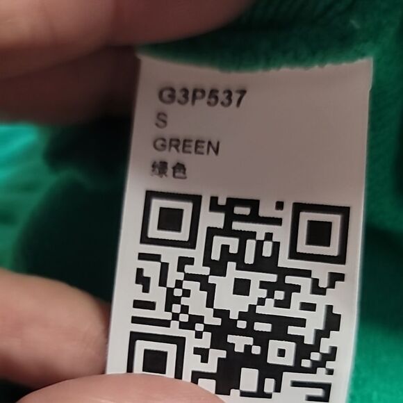 Vibrant Green Cowl Neck Sweater with Textured Knit Design Size Small - Picture 5 of 5